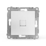 Розетка телефонная 1-м СП Pixel RJ11 механизм бел. TOKOV ELECTRIC TKE-PX-RT1-C01 — изображение 4