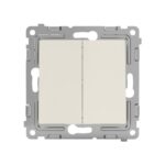 Выключатель 2-кл. СП Pixel 10А IP20 механизм беж. TOKOV ELECTRIC TKE-PX-V2-C02 — изображение 4