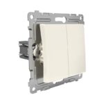 Выключатель 2-кл. СП Pixel 10А IP20 механизм беж. TOKOV ELECTRIC TKE-PX-V2-C02 — изображение 5