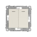 Выключатель 2-кл. СП Pixel 10А IP20 с индикатором механизм беж. TOKOV ELECTRIC TKE-PX-V2I-C02 — изображение 4