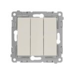 Выключатель 3-кл. СП Pixel 10А IP20 механизм беж. TOKOV ELECTRIC TKE-PX-V3-C02 — изображение 4