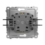 Розетка 1-м СП Pixel 16А IP20 с заземл. защ. шторки механизм беж. TOKOV ELECTRIC TKE-PX-R1ZSF-C02 — изображение 2