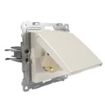 Розетка 1-м СП Pixel 16А IP20 с заземл. защ. шторки с крышкой механизм беж. TOKOV ELECTRIC TKE-PX-R1ZSW1-C02 — изображение 5