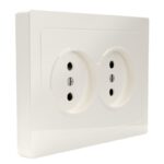Розетка 2-м СП Pixel 16А IP20 без заземл. в сборе беж. TOKOV ELECTRIC TKE-PX-R2F-C02 — изображение 5