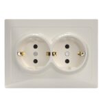Розетка 2-м СП Pixel 16А IP20 с заземл. защ. шторки в сборе беж. TOKOV ELECTRIC TKE-PX-R2FZSF-C02 — изображение 4