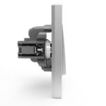 Выключатель 2-кл. СП Pixel 10А IP20 в сборе алюм. TOKOV ELECTRIC TKE-PX-V2F-C03 — изображение 3