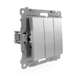 Выключатель 3-кл. СП Pixel 10А IP20 механизм алюм. TOKOV ELECTRIC TKE-PX-V3-C03 — изображение 3
