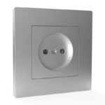 Розетка 1-м СП Pixel 16А IP20 без заземл. в сборе алюм. TOKOV ELECTRIC TKE-PX-R1F-C03 — изображение 5
