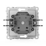 Розетка 1-м СП Pixel 16А IP20 без заземл. защ. шторки механизм алюм. TOKOV ELECTRIC TKE-PX-R1SF-C03 — изображение 2