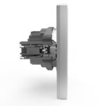 Розетка 1-м СП Pixel 16А IP20 с заземл. защ. шторки в сборе алюм. TOKOV ELECTRIC TKE-PX-R1FZSF-C03 — изображение 3