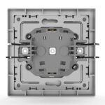 Розетка 1-м СП Pixel 16А IP20 с заземл. защ. шторки в сборе алюм. TOKOV ELECTRIC TKE-PX-R1FZSF-C03 — изображение 2