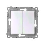 Переключатель проходной 2-кл. СП Pixel 10А IP20 механизм перламутр. TOKOV ELECTRIC TKE-PX-P2-C04 — изображение 4