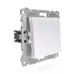 Переключатель проходной 2-кл. СП Pixel 10А IP20 механизм перламутр. TOKOV ELECTRIC TKE-PX-P2-C04 — изображение 5