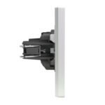 Розетка 1-м СП Pixel 16А IP20 без заземл. в сборе перламутр. TOKOV ELECTRIC TKE-PX-R1F-C04 — изображение 2