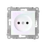 Розетка 1-м СП Pixel 16А IP20 без заземл. механизм перламутр. TOKOV ELECTRIC TKE-PX-R1-C04 — изображение 4