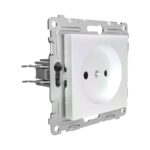 Розетка 1-м СП Pixel 16А IP20 без заземл. защ. шторки механизм перламутр. TOKOV ELECTRIC TKE-PX-R1SF-C04 — изображение 5