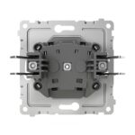 Розетка 1-м СП Pixel 16А IP20 без заземл. защ. шторки механизм перламутр. TOKOV ELECTRIC TKE-PX-R1SF-C04 — изображение 2
