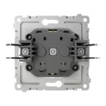 Розетка 1-м СП Pixel 16А IP20 с заземл. механизм перламутр. TOKOV ELECTRIC TKE-PX-R1Z-C04 — изображение 3