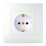 Розетка 1-м СП Pixel 16А IP20 с заземл. защ. шторки в сборе перламутр. TOKOV ELECTRIC TKE-PX-R1FZSF-C04 — изображение 4
