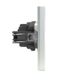 Розетка 1-м СП Pixel 16А IP20 с заземл. защ. шторки в сборе перламутр. TOKOV ELECTRIC TKE-PX-R1FZSF-C04 — изображение 3