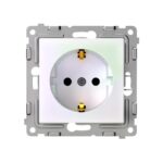 Розетка 1-м СП Pixel 16А IP20 с заземл. защ. шторки механизм перламутр. TOKOV ELECTRIC TKE-PX-R1ZSF-C04 — изображение 4