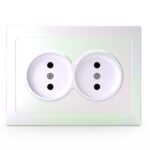 Розетка 2-м СП Pixel 16А IP20 без заземл. в сборе перламутр. TOKOV ELECTRIC TKE-PX-R2F-C04 — изображение 4
