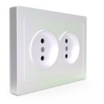 Розетка 2-м СП Pixel 16А IP20 без заземл. в сборе перламутр. TOKOV ELECTRIC TKE-PX-R2F-C04 — изображение 5