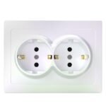 Розетка 2-м СП Pixel 16А IP20 с заземл. защ. шторки в сборе перламутр. TOKOV ELECTRIC TKE-PX-R2FZSF-C04 — изображение 4