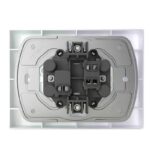 Розетка 2-м СП Pixel 16А IP20 с заземл. защ. шторки в сборе перламутр. TOKOV ELECTRIC TKE-PX-R2FZSF-C04 — изображение 2
