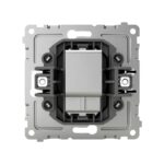 Розетка TV оконечная СП Pixel 1DB механизм перламутр. TOKOV ELECTRIC TKE-PX-A1O-C04 — изображение 2