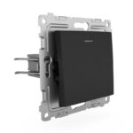 Выключатель 1-кл. СП Pixel 10А IP20 с индикатором механизм карбон TOKOV ELECTRIC TKE-PX-V1I-C14 — изображение 3