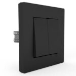 Выключатель 2-кл. СП Pixel 10А IP20 в сборе карбон TOKOV ELECTRIC TKE-PX-V2F-C14 — изображение 5