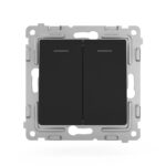 Выключатель 2-кл. СП Pixel 10А IP20 с индикатором механизм карбон TOKOV ELECTRIC TKE-PX-V2I-C14 — изображение 4