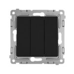 Выключатель 3-кл. СП Pixel 10А IP20 механизм карбон TOKOV ELECTRIC TKE-PX-V3-C14 — изображение 4