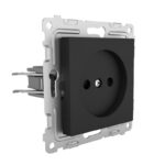 Розетка 1-м СП Pixel 16А IP20 без заземл. механизм карбон TOKOV ELECTRIC TKE-PX-R1-C14 — изображение 5