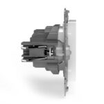 Розетка 1-м СП Pixel 16А IP20 без заземл. защ. шторки механизм карбон TOKOV ELECTRIC TKE-PX-R1SF-C14 — изображение 3