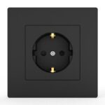 Розетка 1-м СП Pixel 16А IP20 с заземл. защ. шторки в сборе карбон TOKOV ELECTRIC TKE-PX-R1FZSF-C14 — изображение 4