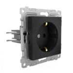 Розетка 1-м СП Pixel 16А IP20 с заземл. защ. шторки механизм карбон TOKOV ELECTRIC TKE-PX-R1ZSF-C14 — изображение 5