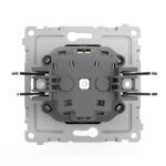 Розетка 1-м СП Pixel 16А IP20 с заземл. защ. шторки с крышкой механизм карбон TOKOV ELECTRIC TKE-PX-R1ZSW1-C14 — изображение 5