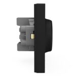 Розетка 2-м СП Pixel 16А IP20 с заземл. защ. шторки в сборе карбон TOKOV ELECTRIC TKE-PX-R2FZSF-C14 — изображение 3