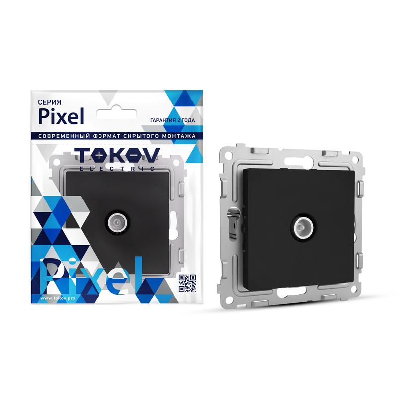1792331.jpg Коннектор TV СП Pixel механизм карбон TOKOV ELECTRIC TKE-PX-A1C-C14 — изображение 1