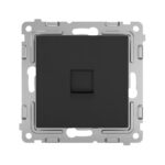 Розетка телефонная 1-м СП Pixel RJ11 механизм карбон TOKOV ELECTRIC TKE-PX-RT1-C14 — изображение 4