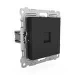 Розетка телефонная 1-м СП Pixel RJ11 механизм карбон TOKOV ELECTRIC TKE-PX-RT1-C14 — изображение 5