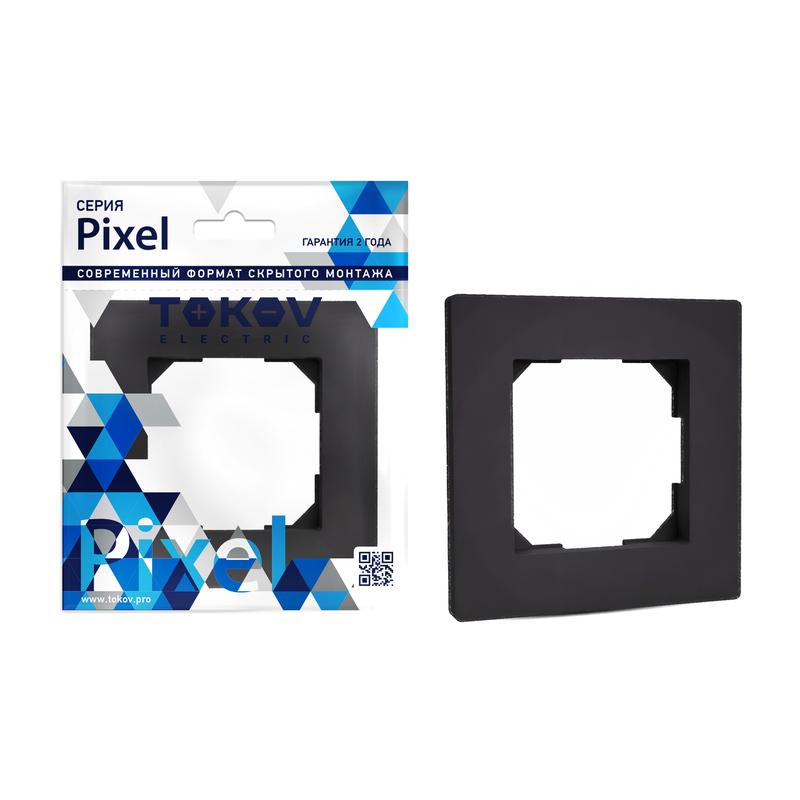 1792335.jpg Рамка 1-м Pixel карбон TOKOV ELECTRIC TKE-PX-RM1-C14 — изображение 1