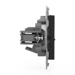 Розетка компьютерная 1-м СП Pixel RJ45 кат.5E механизм карбон TOKOV ELECTRIC TKE-PX-RC1-C14 — изображение 2