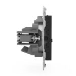 Розетка компьютерная 2-м СП Pixel RJ45 кат.5E механизм карбон TOKOV ELECTRIC TKE-PX-RC2-C14 — изображение 3