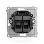 Розетка компьютерная 2-м СП Pixel RJ45 кат.5E механизм карбон TOKOV ELECTRIC TKE-PX-RC2-C14 — изображение 2