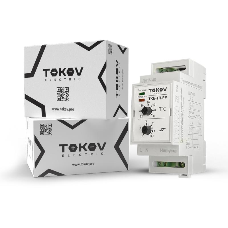1796596.jpg Термостат механический для обогрева труб на DIN-рейку Tokov Electric TKE-TR-PP — изображение 1
