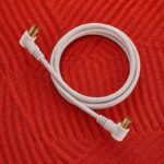 Шнур TV Plug - TV Jack 1.5м угловой бел. Rexant 18-0022 — изображение 3