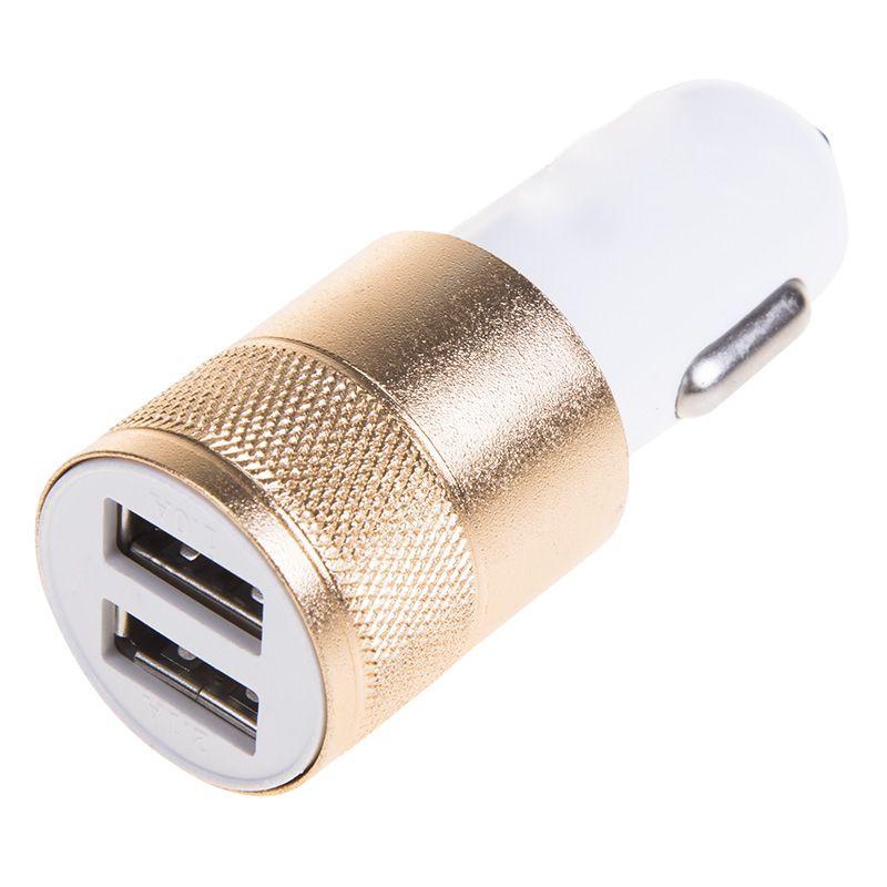 18-1199_1.jpeg Автозарядка в прикуриватель 2хUSB (АЗУ) (1000+2100 mA) Rexant 18-1199 — изображение 1